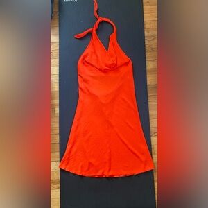 See you Monday orange dress size XL low back